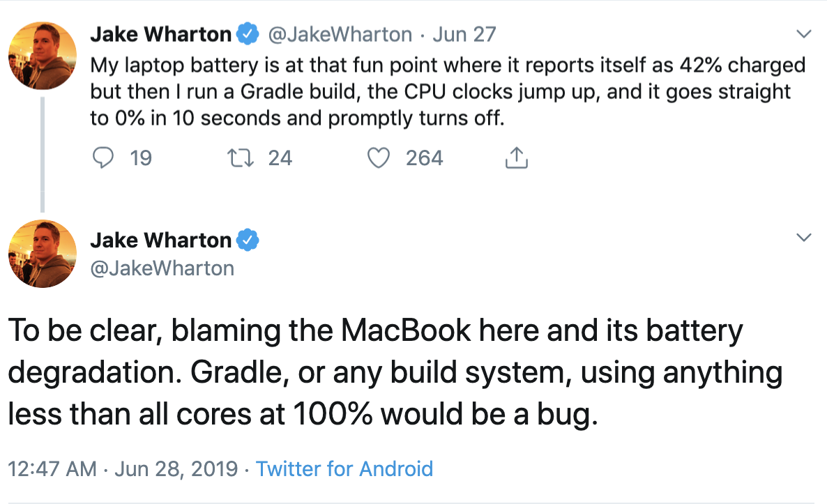 jake wharton macbook performance
